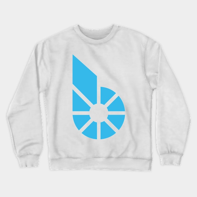 BitShares Crypto Coin Crewneck Sweatshirt by vladocar